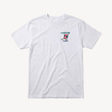 Fun Day Surf Musubi Tee in White, front view