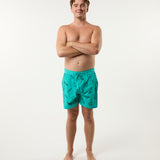 Smiley Sketch Short in Aqua