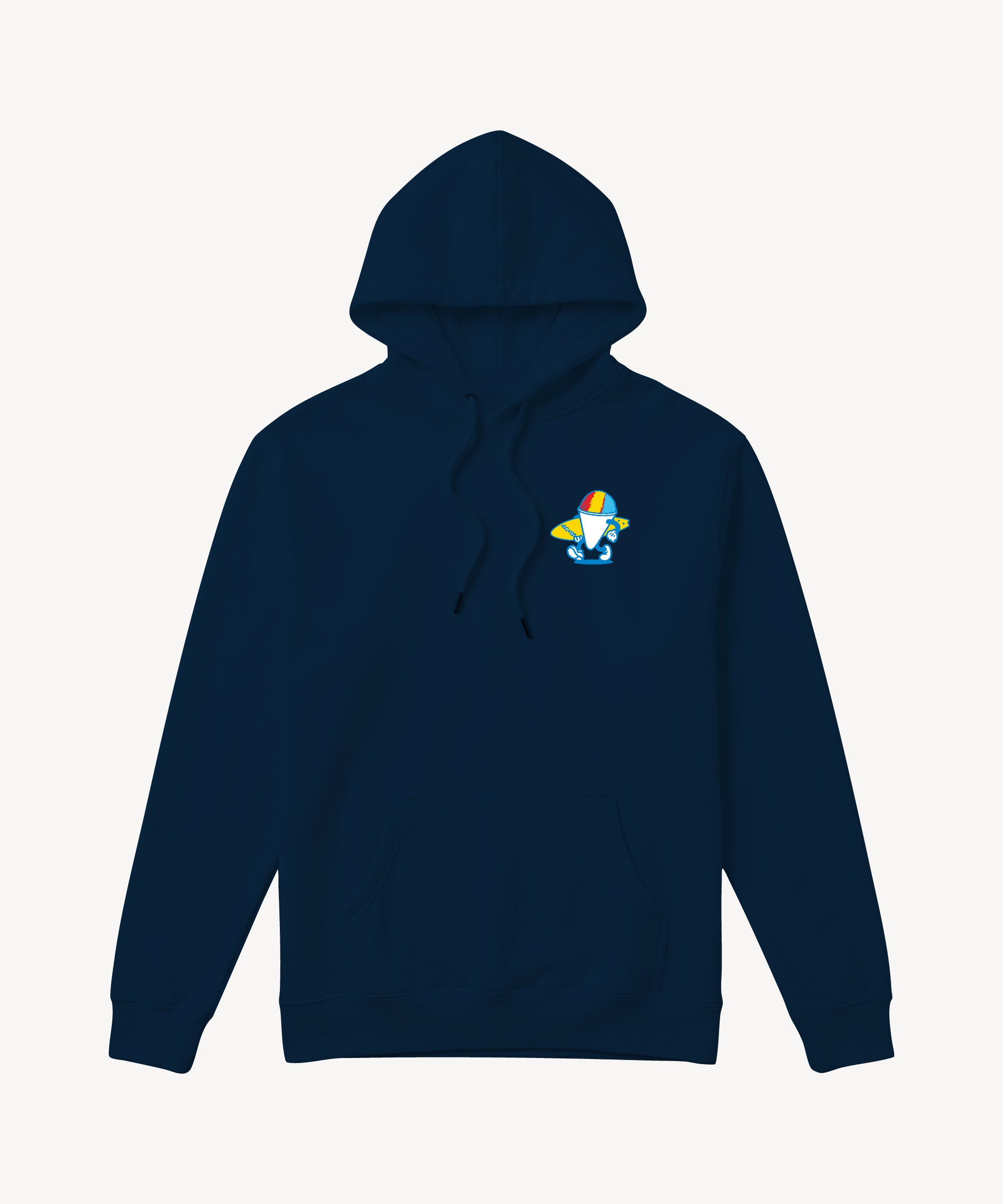 Fun Day Surf Stay Cool Youth Hoodie in Navy, front view