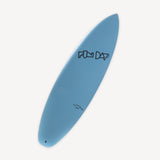 Fun Day Surf 5'10 Da Fun Blade Hybrid surfboard, soft deck with fiberglass bottom, front view