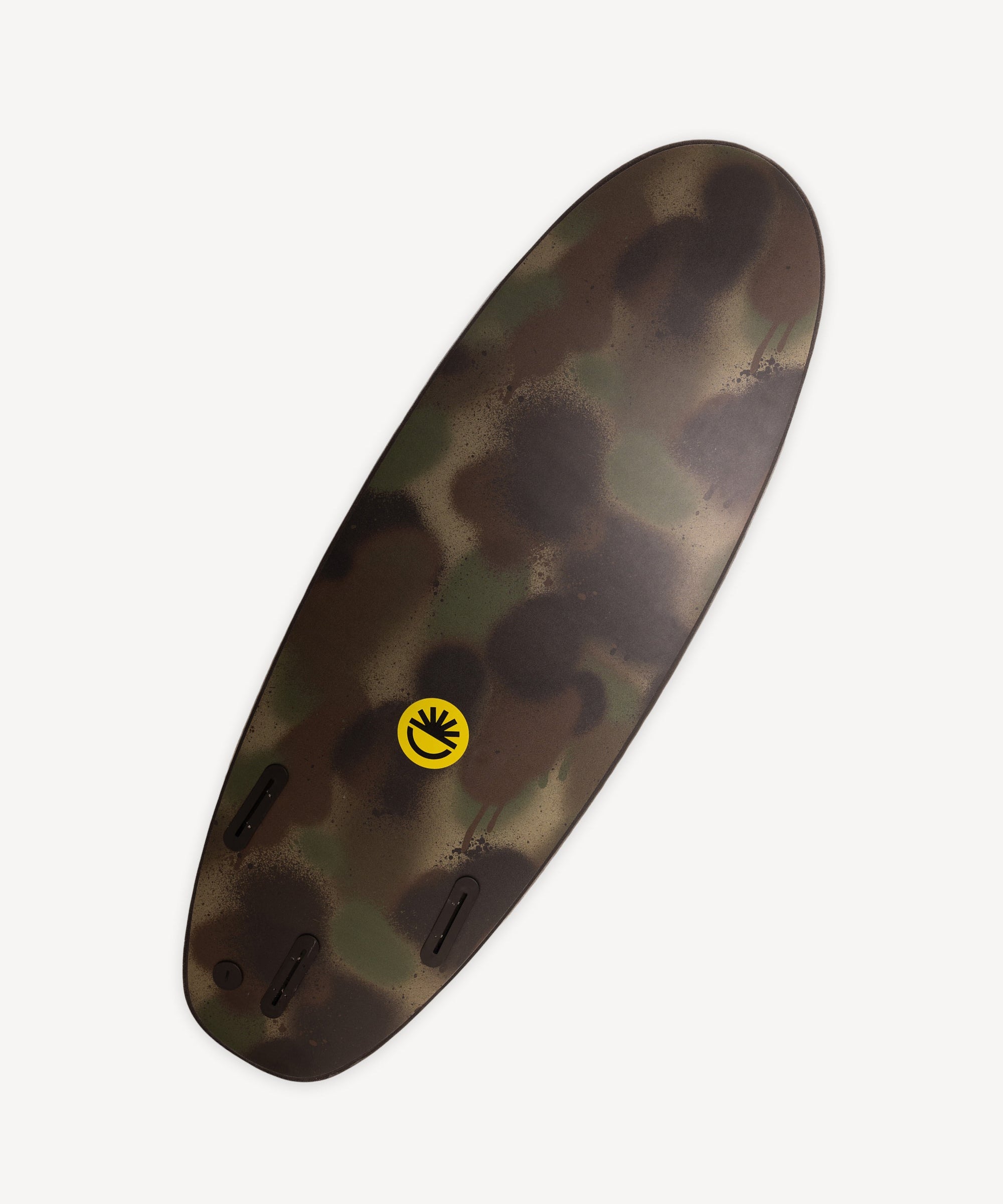 Fun Day Surf 4'11 Da Mini Blade JOB Pro soft top surfboard with Jamie O'Brien camo graphic, back view