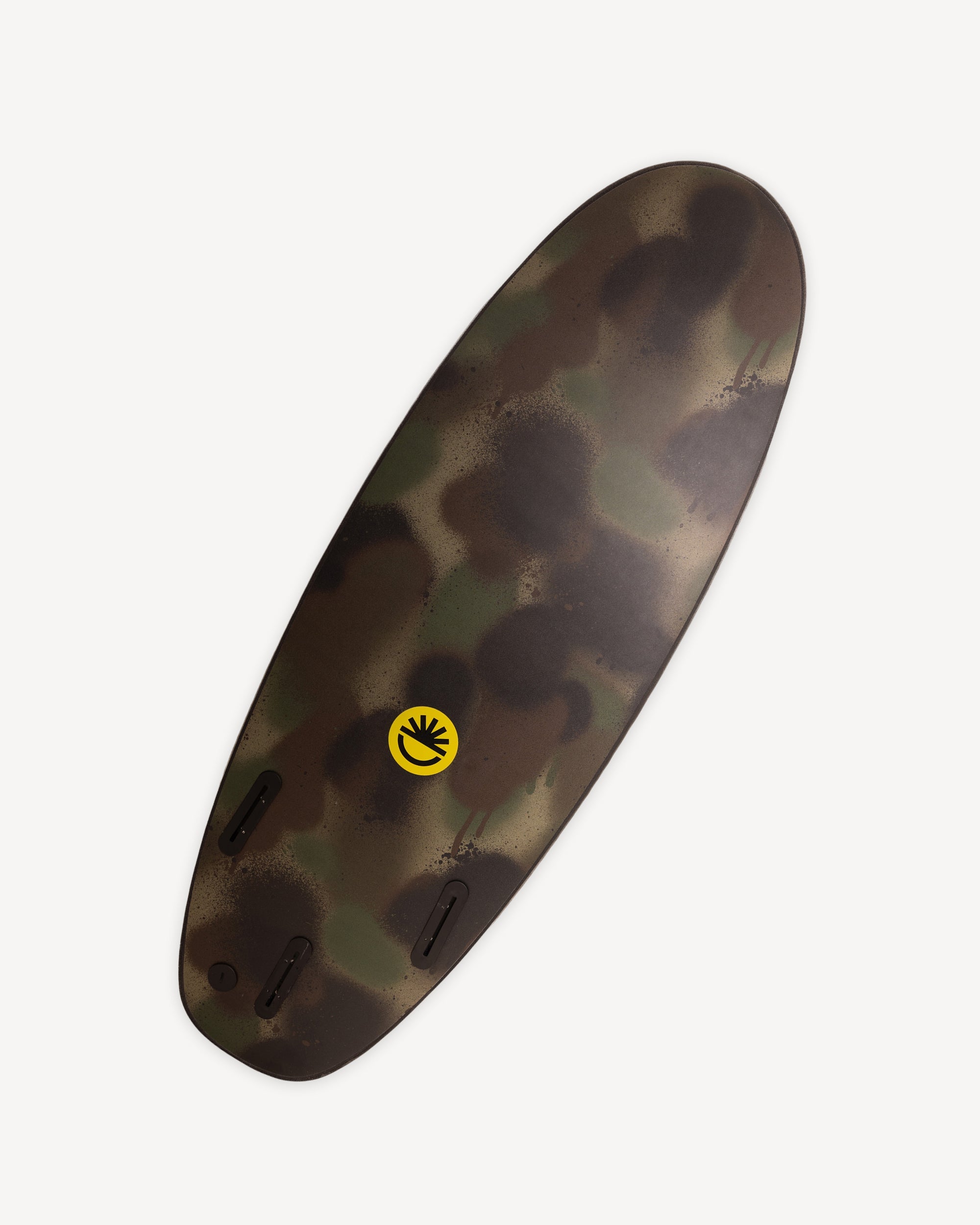 Fun Day Surf 4'11 Da Mini Blade JOB Pro soft top surfboard with Jamie O'Brien camo graphic, back view