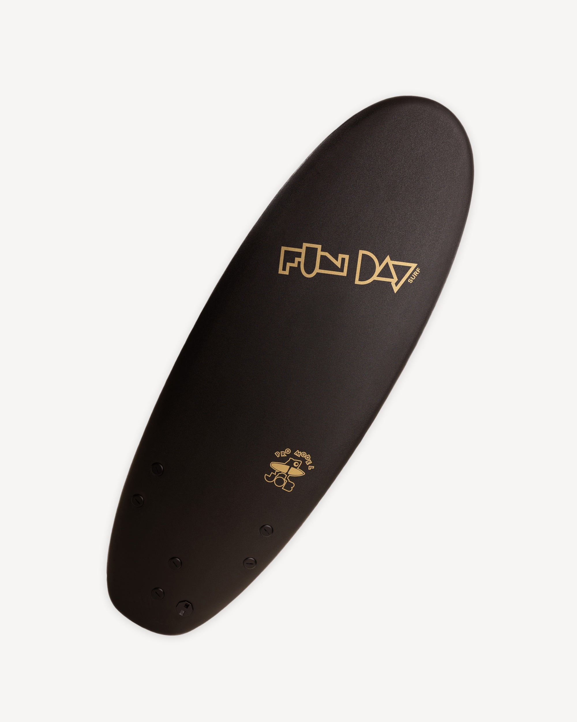 Fun Day Surf 4'11 Da Mini Blade JOB Pro soft top surfboard with Jamie O'Brien camo graphic, front view