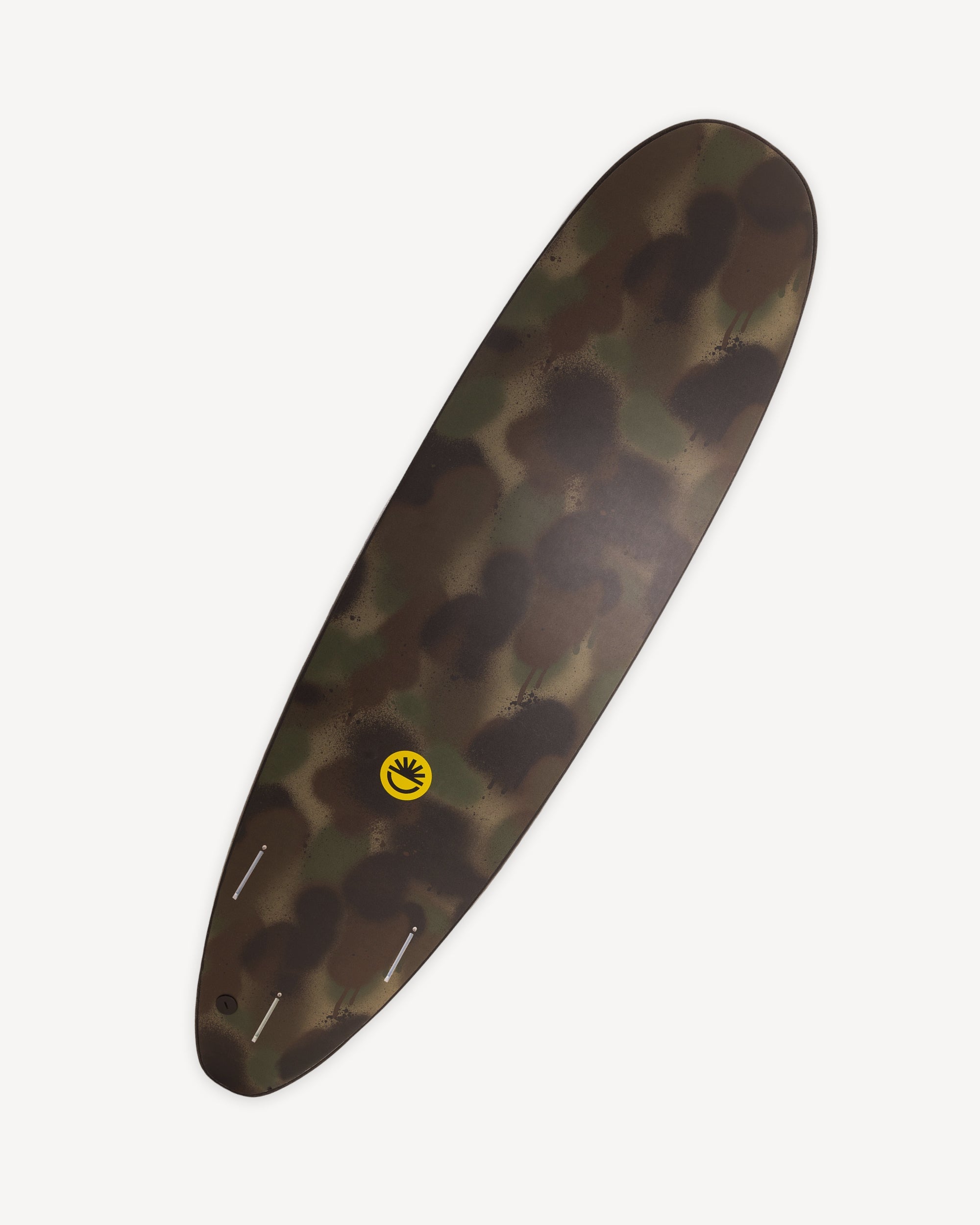 Fun Day Surf 7'0 Da Regulator JOB Pro soft top surfboard with Jamie O'Brien camo graphic, back view