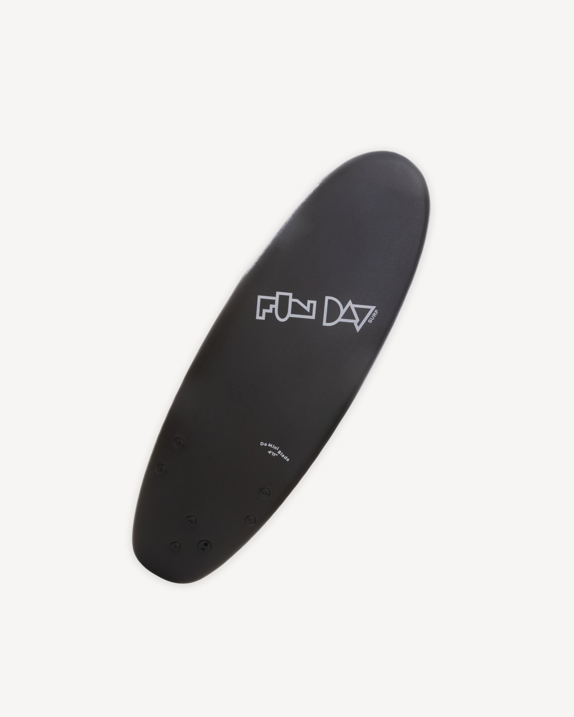 Fun Day Surf 4'11 Da Mini Blade soft top surfboard, front view