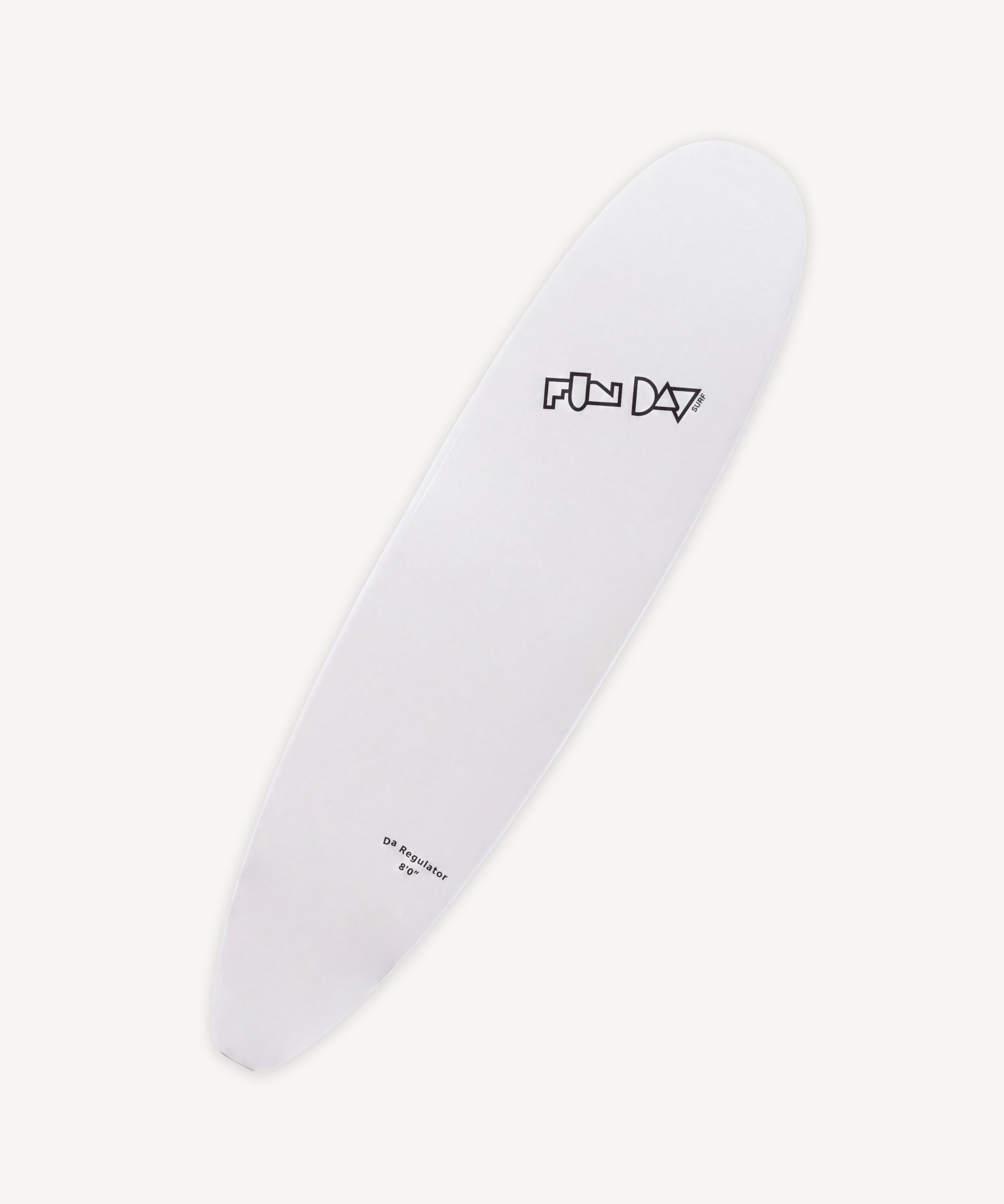 Fun Day Surf 9'0 Da Regulator soft top surfboard, front view