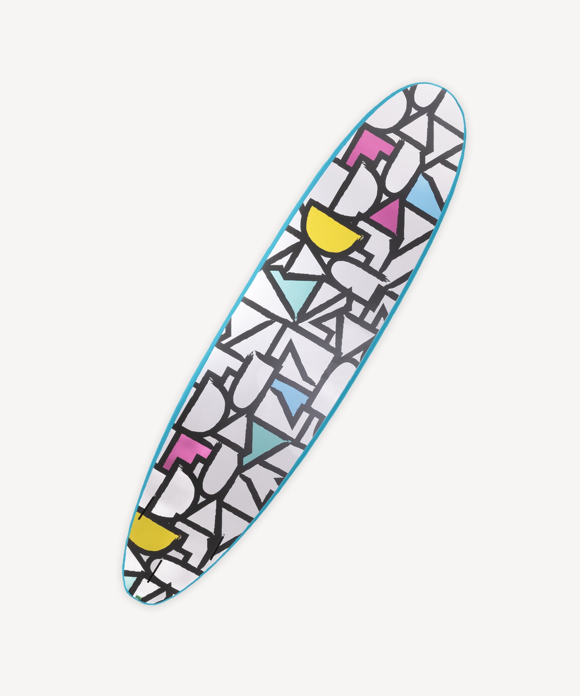 Fun Day Surf 7'0 Da Regulator Hybrid surfboard, soft deck with fiberglass bottom, back view