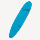 Fun Day Surf 7'0 Da Regulator Hybrid surfboard, soft deck with fiberglass bottom, front view