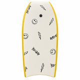 Fun Day Surf Yellow 38" Good Vibes Bodyboard Back