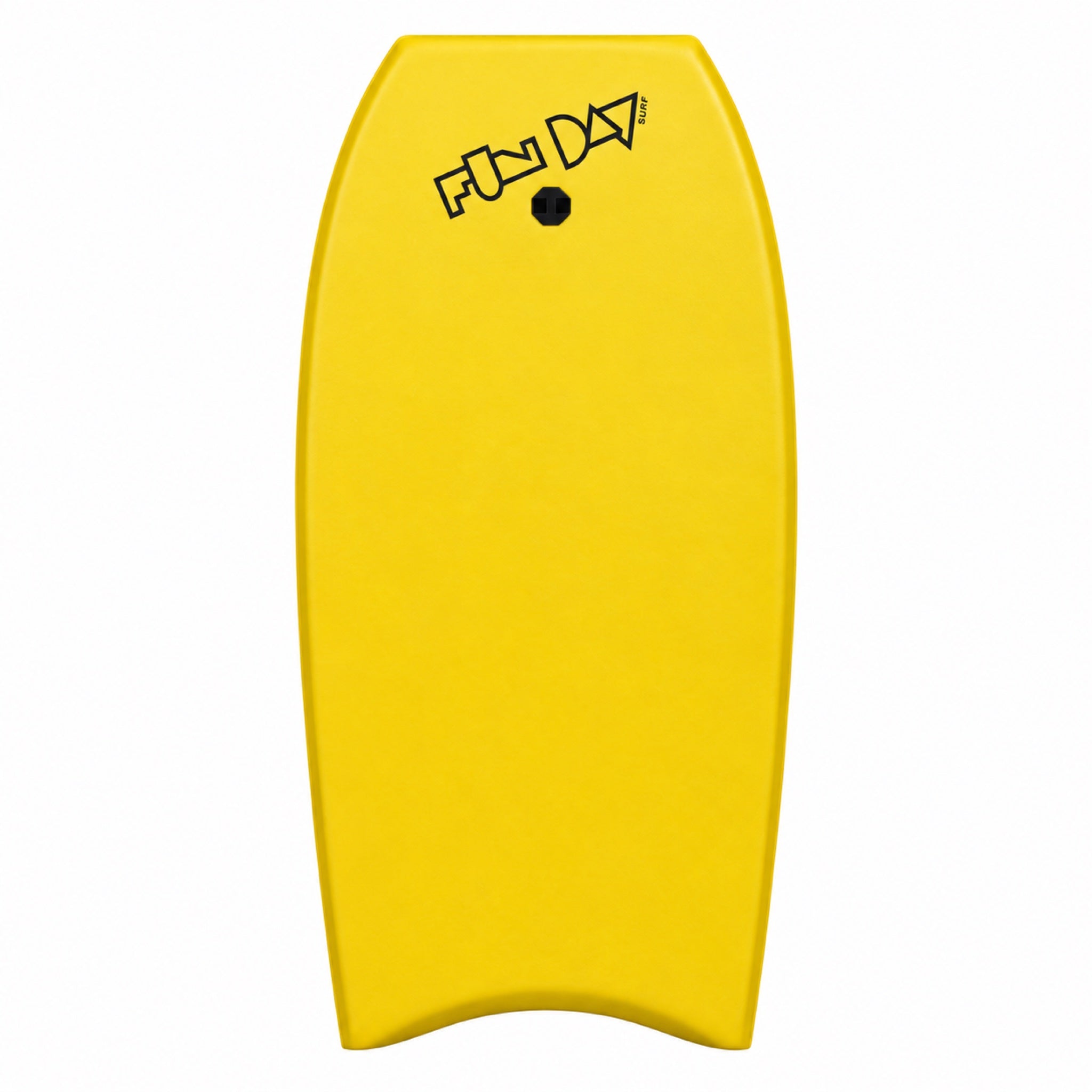 Fun Day Surf Yellow 38" Good Vibes Bodyboard - Front